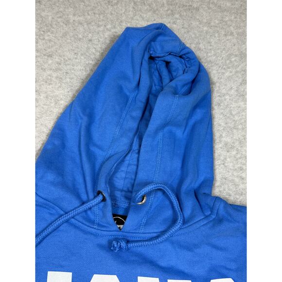 47 Brand Adult Size L NFL Detroit Lions Blue Pullover Hoodie NWT - Picture 8 of 13